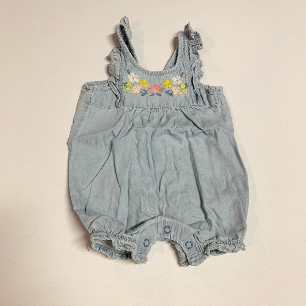 Baby Denim Romper